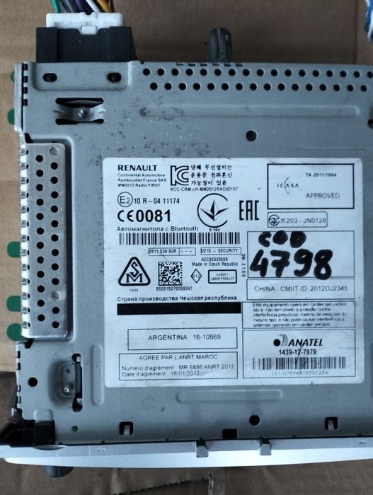 Radio CD cu bluetooth și usb oem Renault
