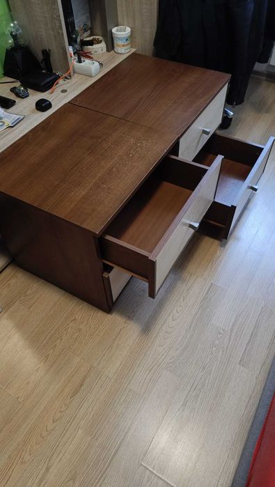 Set 2 noptierep in moderne, 45x45x45 cm, 2 sertare, stare bună