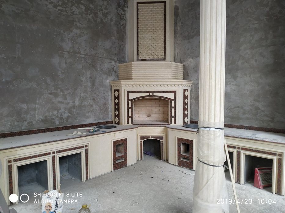 Yozgi oshxona barbekyu tandir va qozon o'choqlar quramza