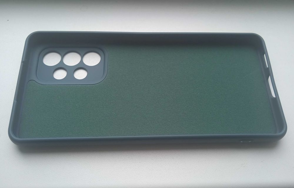 Husa Samsung Galaxy A33 5G, silicon, microfibra pe interior, verde