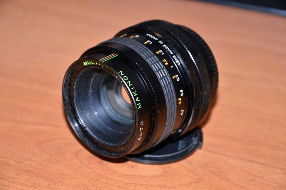 Ручной объектив "Makinon", 50 мм, байонет Кенон.