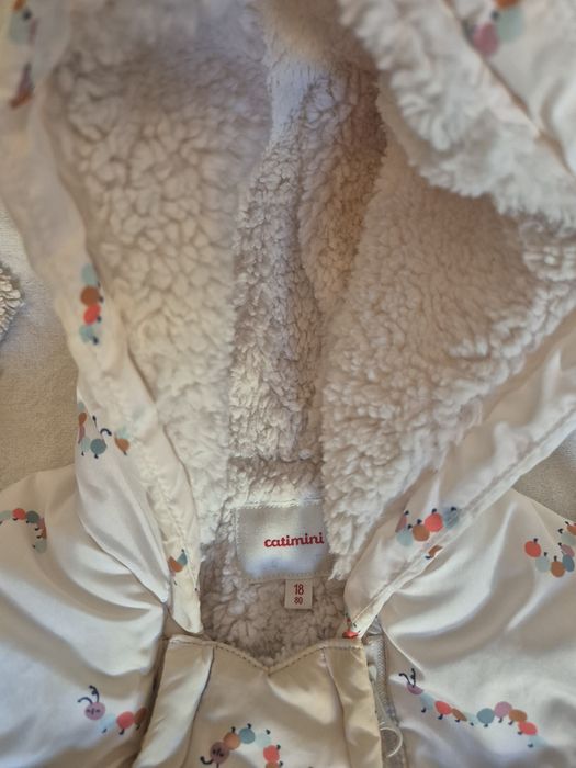Costum de Iarna pentru bebelus  - Catimini 80 cm călduros și impermeabil