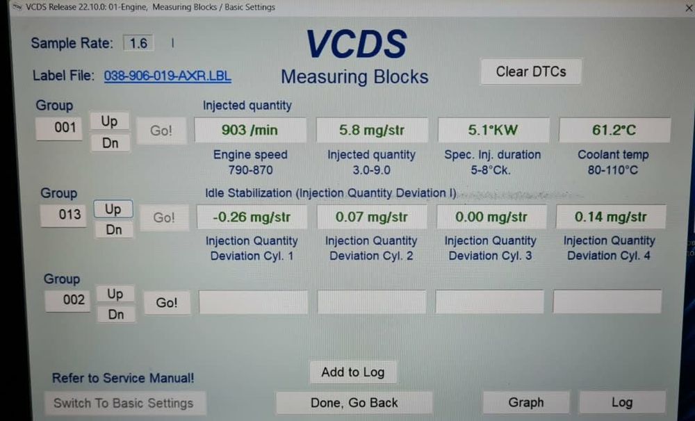 Дюзи 1.9 TDI 101 кс