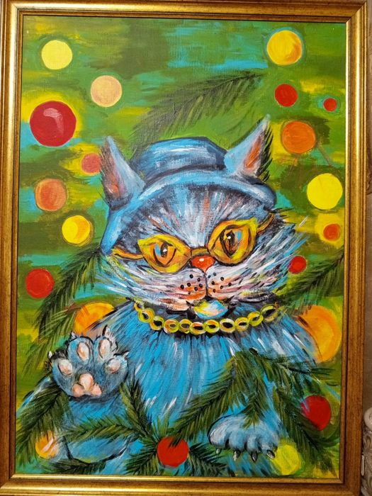 Картина город Алматы