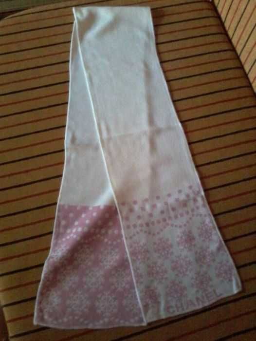 Шарф зимний с узорами