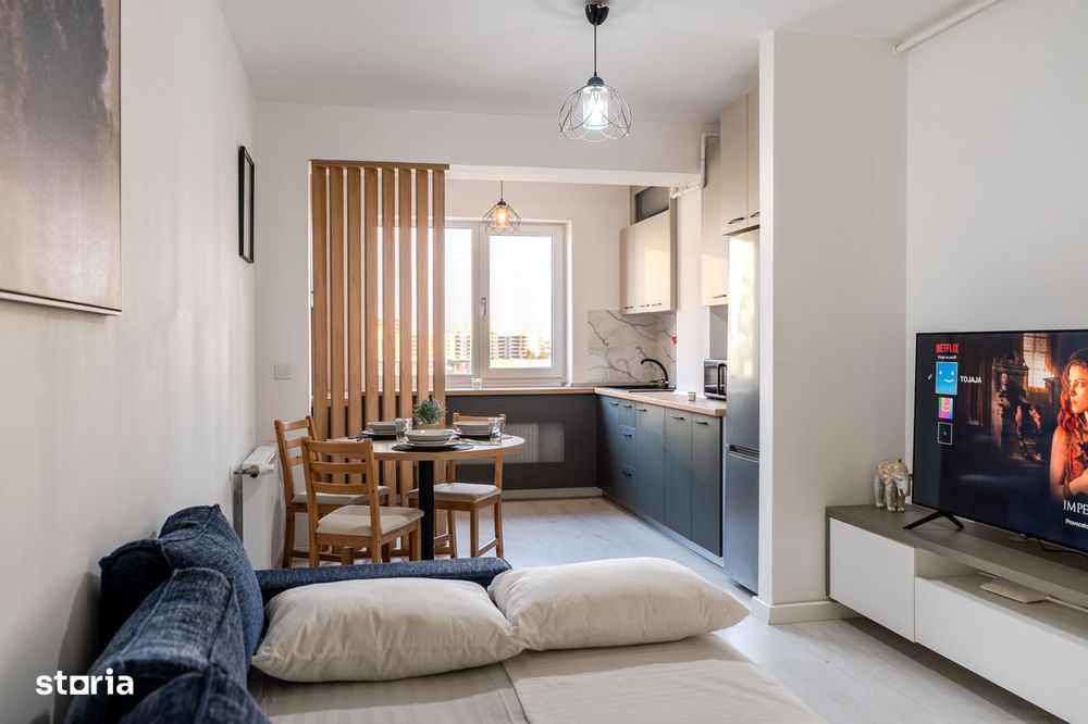 Studio 40 mp | mobilat pe comandă | Ivory Residence Pipera