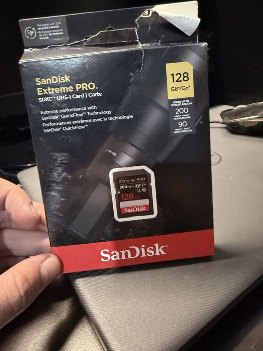 Карта памет SANDISK EXTREME PRO 64GB 200MB V30 КЛАС 10