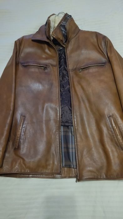Мъжко кожено яке Л