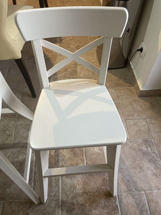 Scaun ikea Ingolf pentru copii alb
