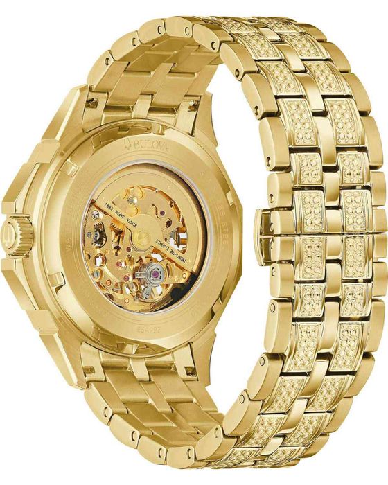 Ceas Bulova Automatic Octava Skeleton Gold