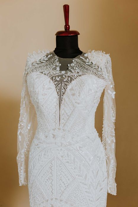 Rochie de mireasă tip sirenă