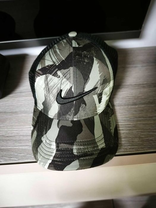Nike, Sapca baseball unisex cu model pentru fitness, Negru