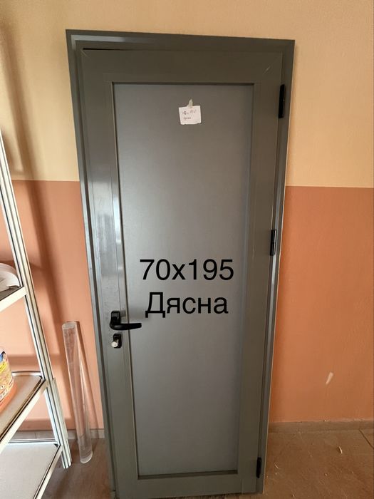 Алуминиева интерирона Врата стъклена