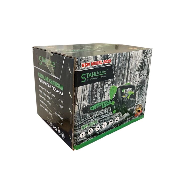 Мини Бензинова Резачка STAHLMAYER 25.4cc | 30см, 2 Вериги