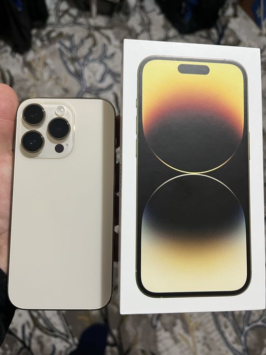 Срочно продаётся   Iphone 14 pro 128 gb gold  82% в идеальной состоя