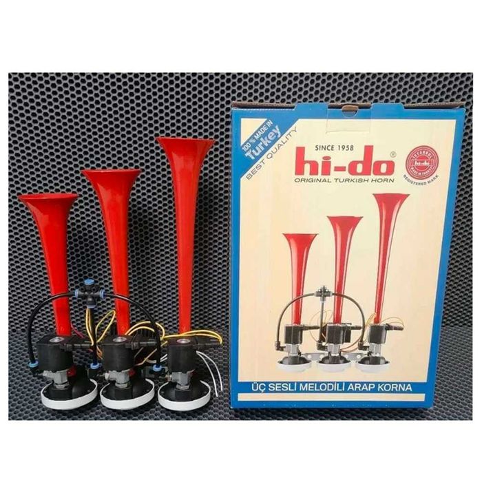 Тромба HI-DO 12V, с 12 мелодии, "Baby Shark" и други