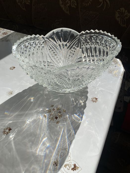 Ваза хрусталь конфетница