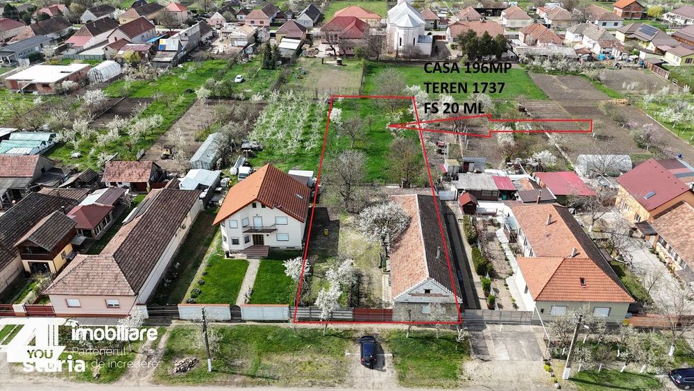 Casă în Loc. Livada cu teren 1737mp fs 20ml