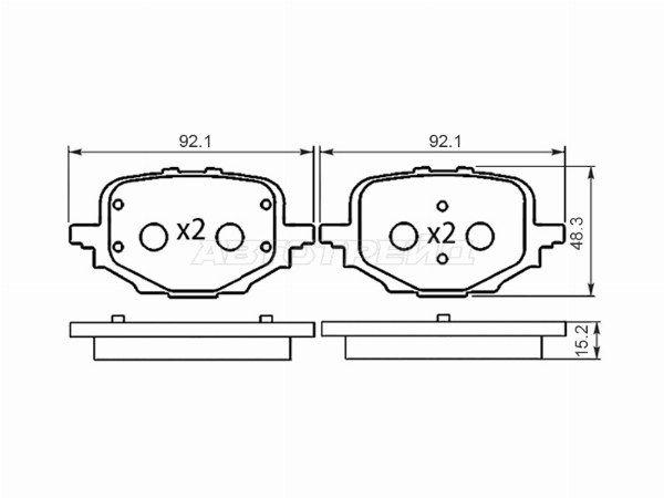 Колодки тормозные Сзади    Changan Uni-v