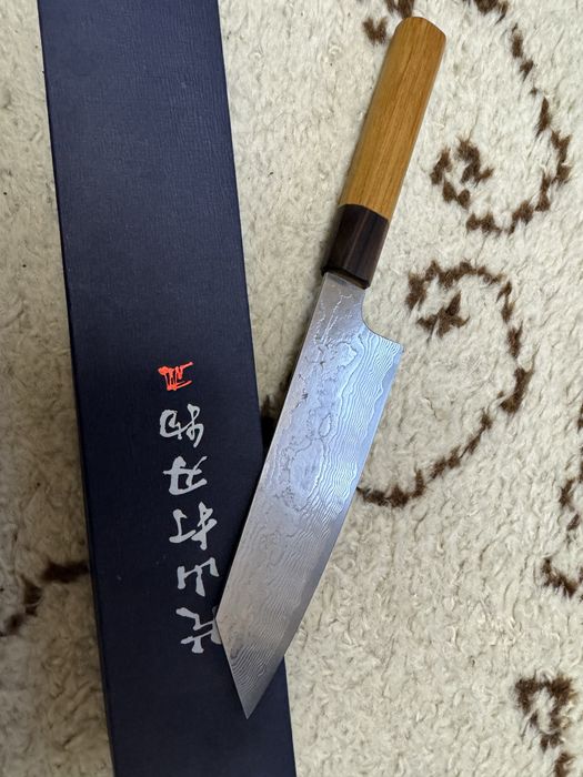 Японски нож Bunka от Yuta Katayama VG10 HRC62 дръжка от габър