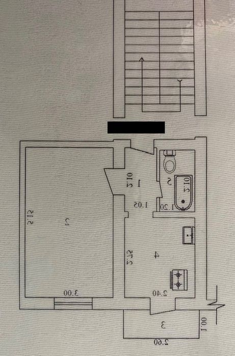 Продаётся своя однокомнатная квартира, 1/2/2  Кирпичный дом 27 м2