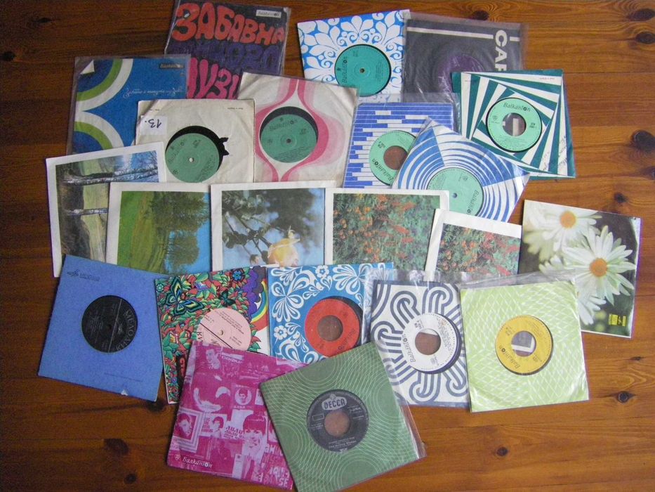 малки грамофонни плочи 7"