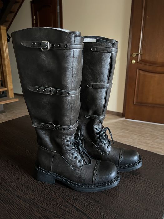 Сапоги из натуральной кожи