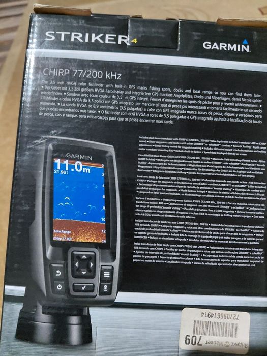 Эхолот Гармин страйкер 4
