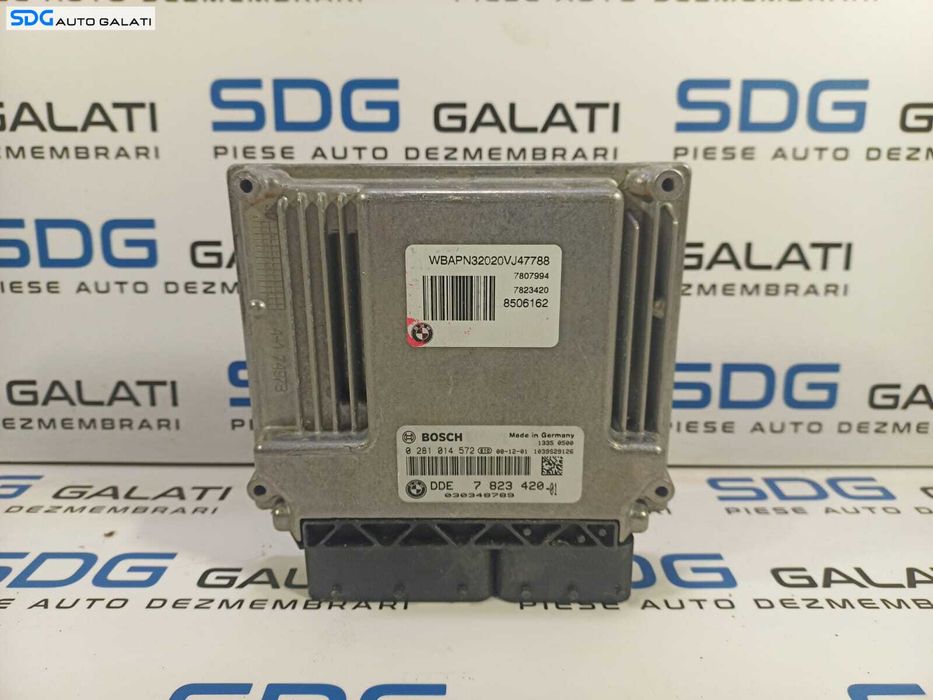 ECU Calculator Motor BMW Seria 1 E81 E82 E83 E87 E88 2.0 D N47 2004 - 2011 Cod 7823420 0281014572 [L1384] [L1386]