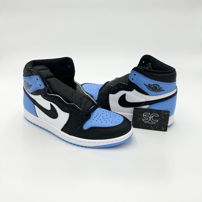 Pantofi Sport Air Jordan 1 High UNC Toe - 100% originali
