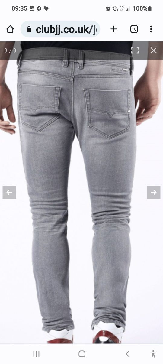 Blugi Diesel Tepphar 0853T Slim Carrot Strech Grey wash 34 32 Targoviste OLX.ro