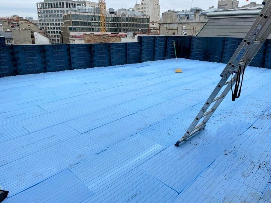 Hidroizolatii membrana bituminoasa terase de bloc , casa