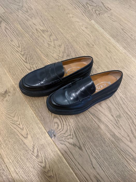 TODS black loafers