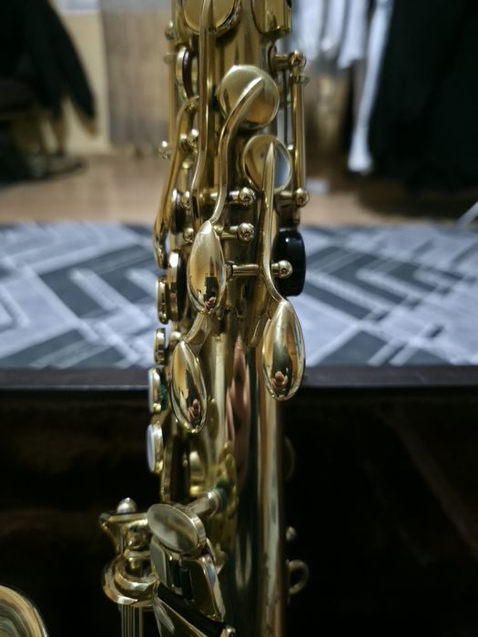 Алт саксофон Yamaha yas 32 purple logo made in japan