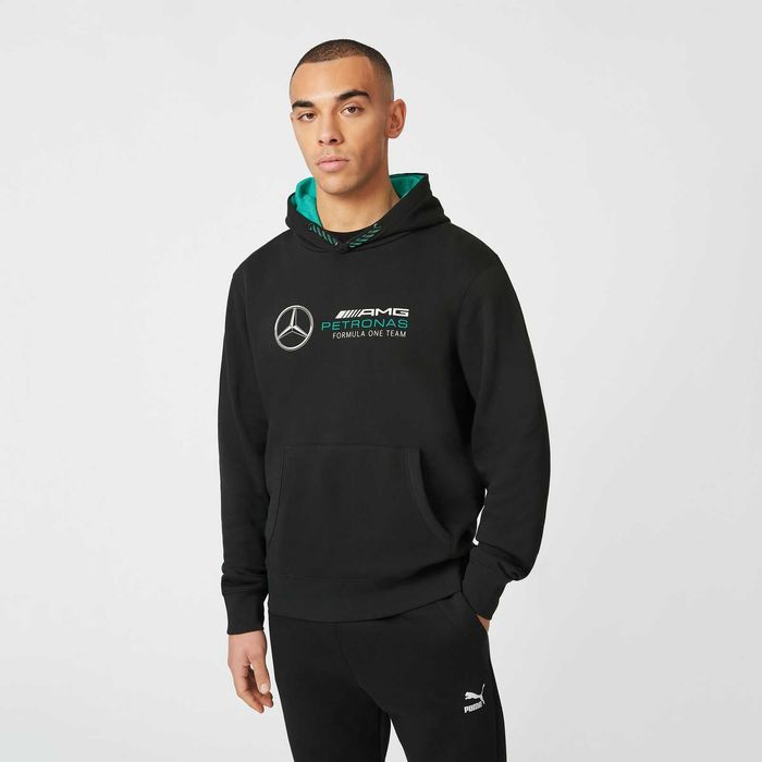 Mercedes AMG F1 Logo Hoodie - Оригинален суитшърт размер L