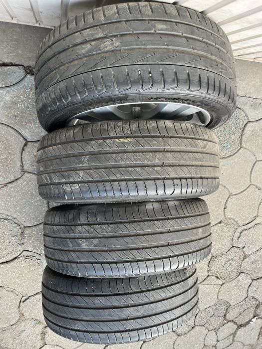 Jante aliaj 5x112mm, anvelope 225/45 R17, Mercedes VW Audi Seat Skoda
