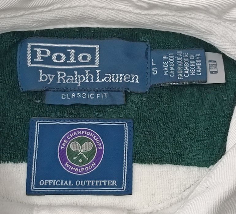 POLO Ralph Lauren Wimbledon Classic Fit оригинална блуза L памук поло