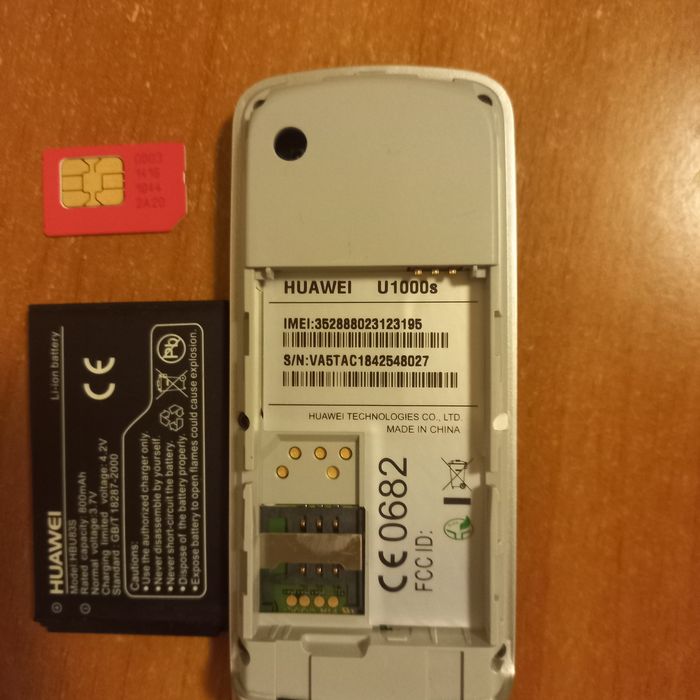 Telefon  mobil cu taste Huawei U1000s, nefolosit