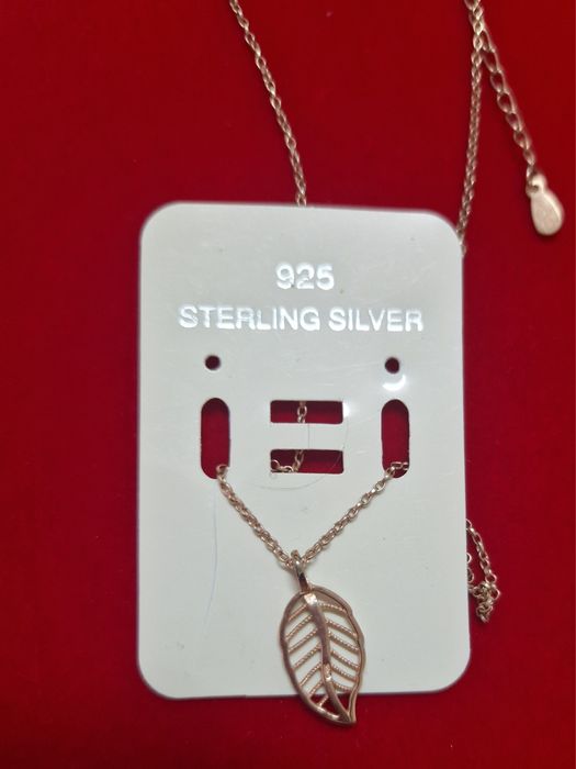 AG200,colier argint 925,placat cu aur 14 k, deosebit