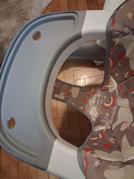 Premergător bebeluși Little  Mom Cosmos Grey 2 in 1