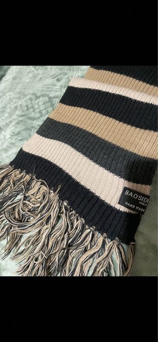 Шарф теплый длинный