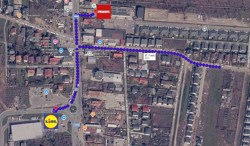 Vand teren tunari 500mp utili direct proprietar | str. Alexandru Ioan Cuza