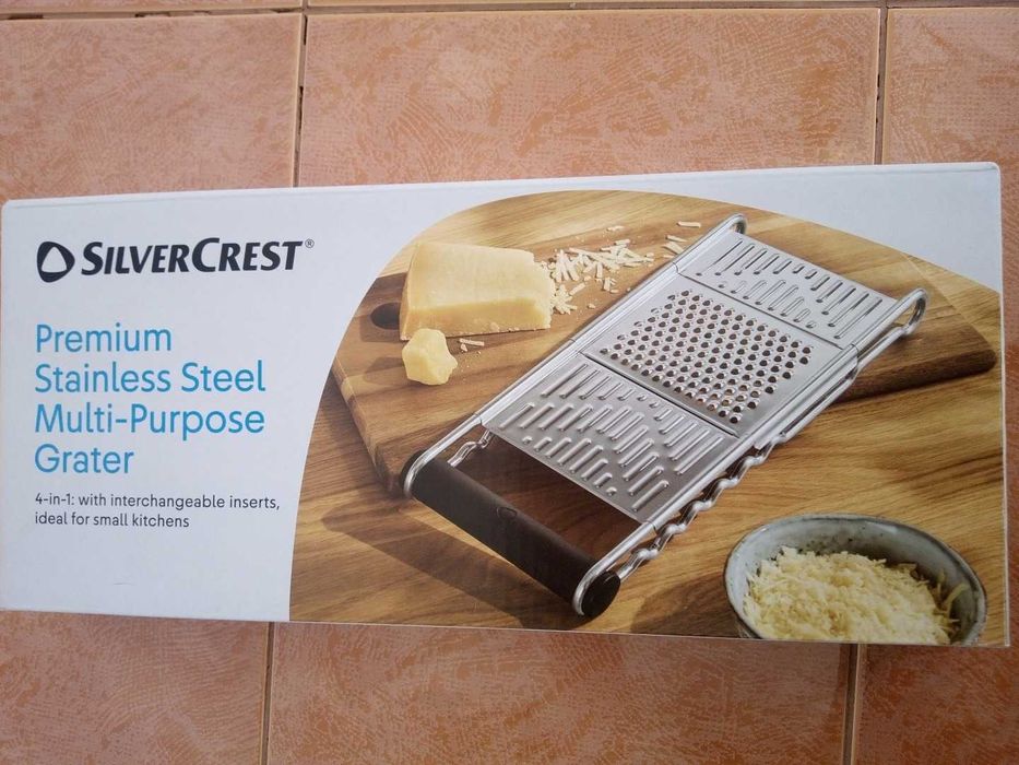 Răzătoare multifuncțională 4-în-1 inox Silvercrest – NOUĂ