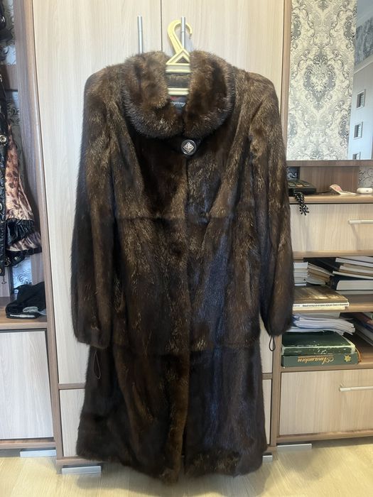 Норковая шубу, б/у, 46 размер