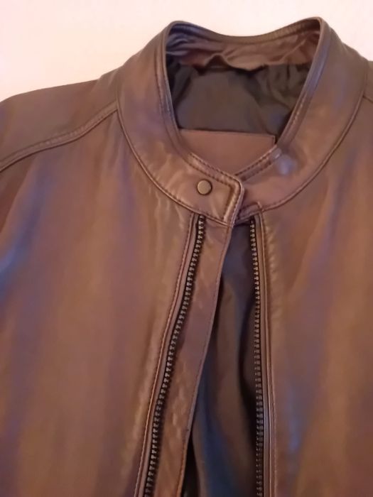 Jacheta de piele Massimo Dutti barbati, marime L