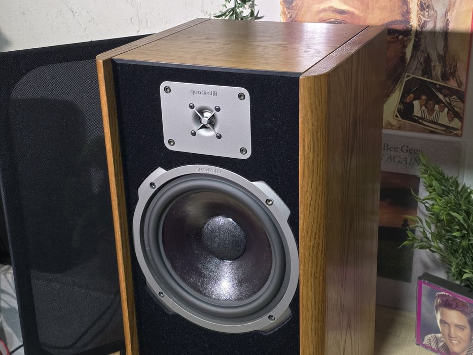 Boxe retro QUADRAL ALTAN MK4, lemn fag, furniruit, phonologue