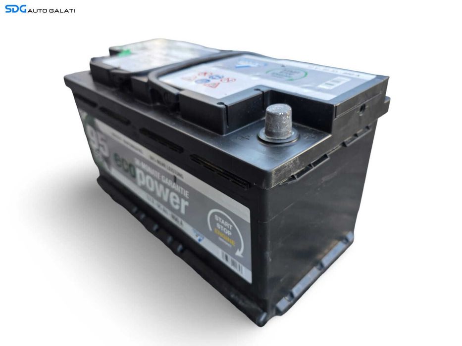 Baterie Acumulator Auto 95AH 850A EFB Start Stop CARTEC EcoPower Volkswagen Audi Seat Skoda Ford Opel Toyota BMW Mercedes Renault Peugeot Dacia [D1025]