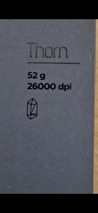 Mouse Lamzu Thorn 4k edition black cu dongle 4k