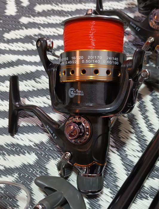 SET 4 Lansete FLX8 CARP 3.60 3.5Lbs + 4 Mulinete WIND BLADE J3 60FR