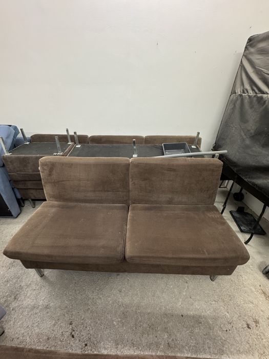 Меки дивани (кафяви и сини)